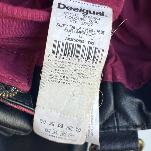 Desigual McBee Bag & Wallet Combo - Multicolor Canvas Crossbody Bag, Used - Picture 9 of 14